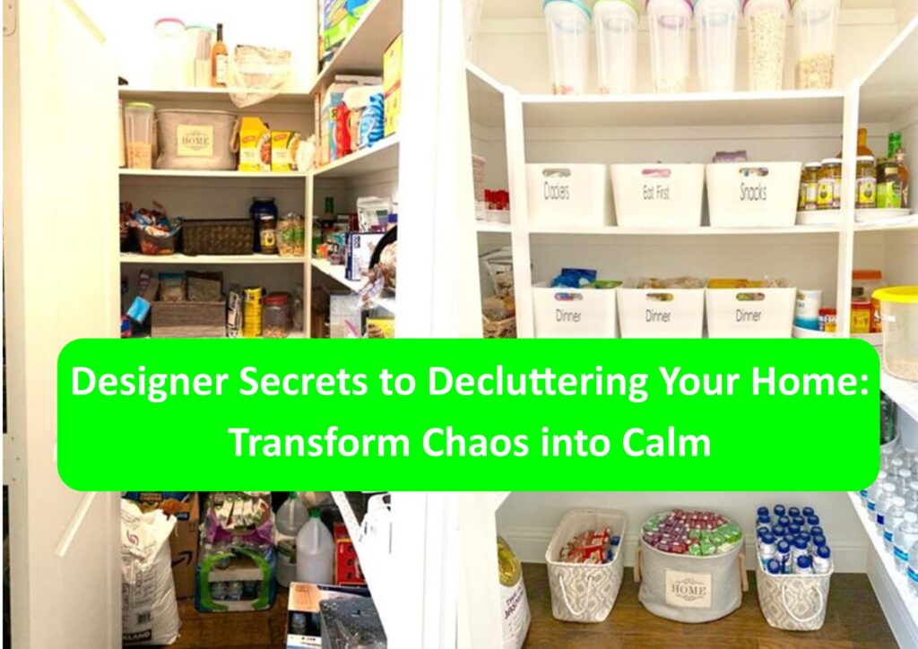 Designer Secrets to Decluttering Your Home