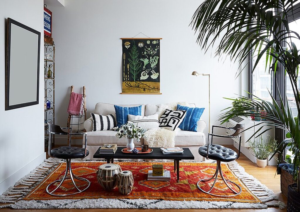 Affordable Decorator Rug Layering