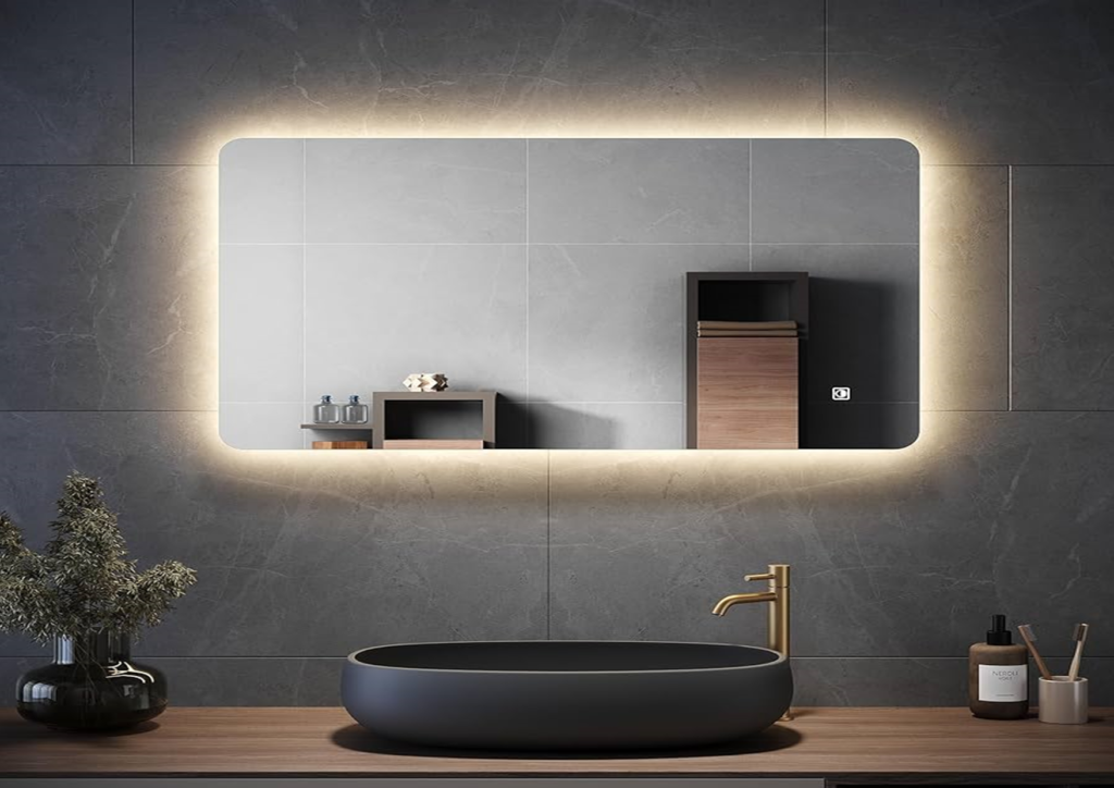 Luxury Bathroom design demisting mirror