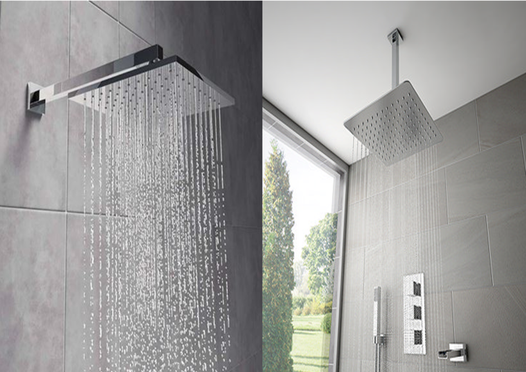 Rainfall shower head