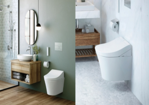 Smart toilets bespoke bathroom design Esher