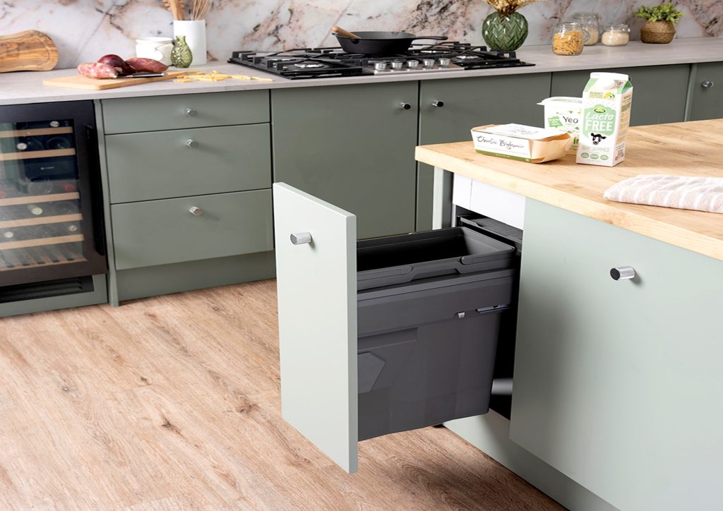 Kitchen bins and recycling