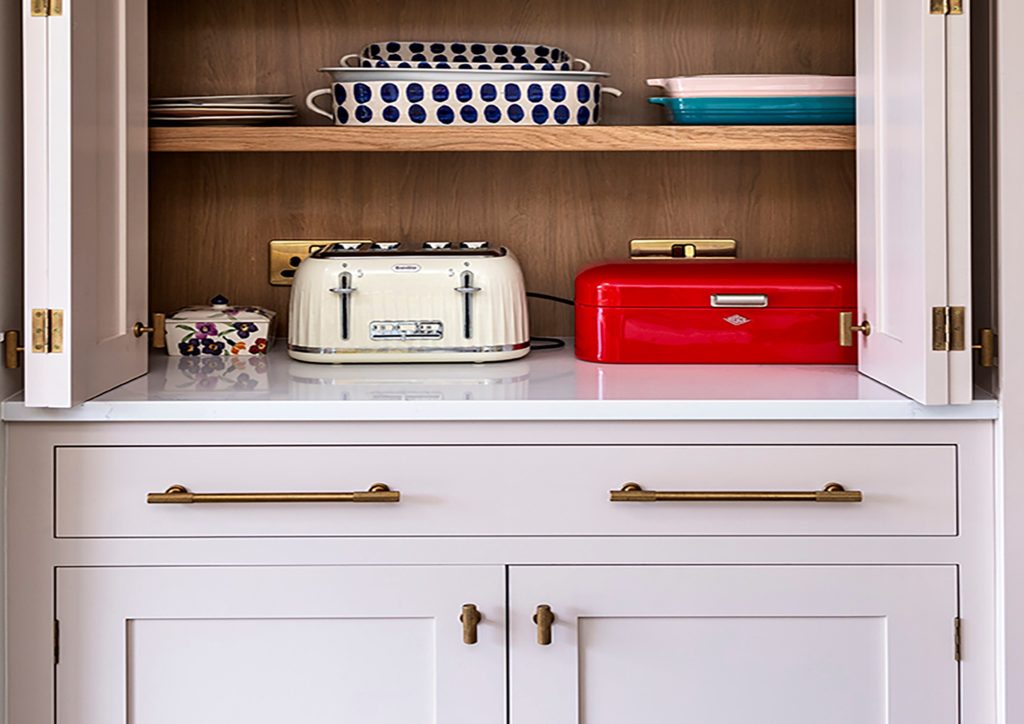 Sockets in kitchen cupboards