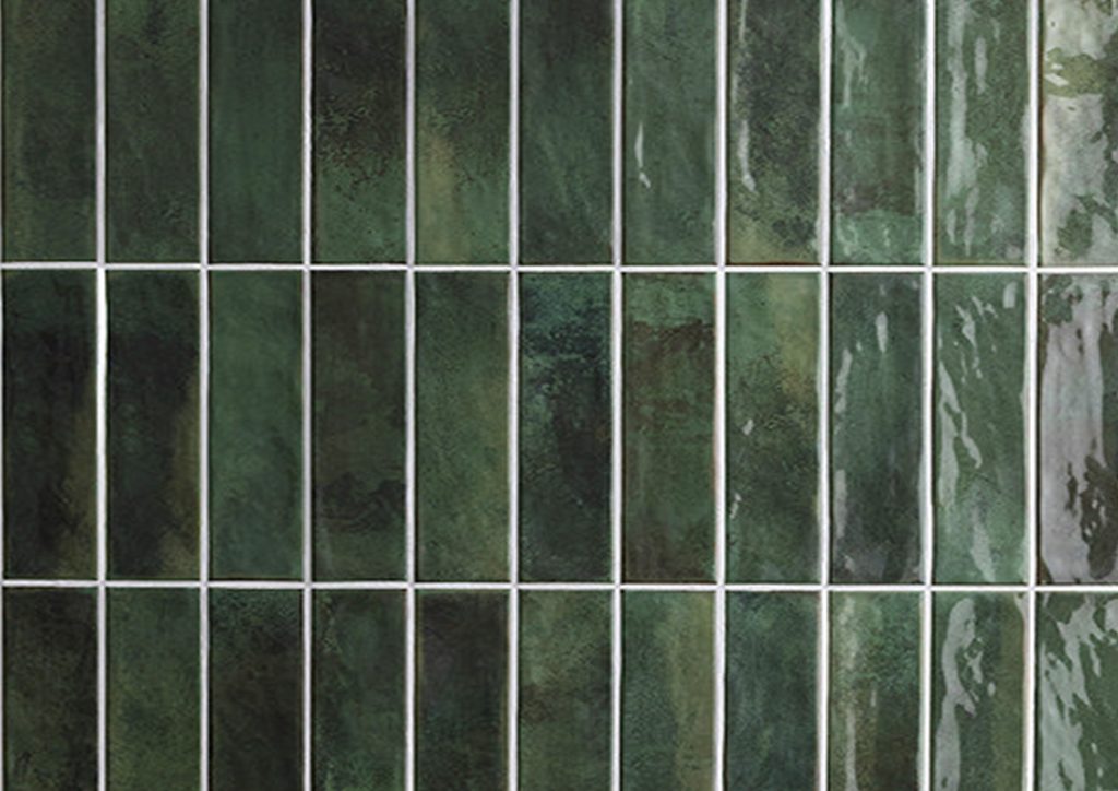 Rustic Green Gloss Wall Tiles