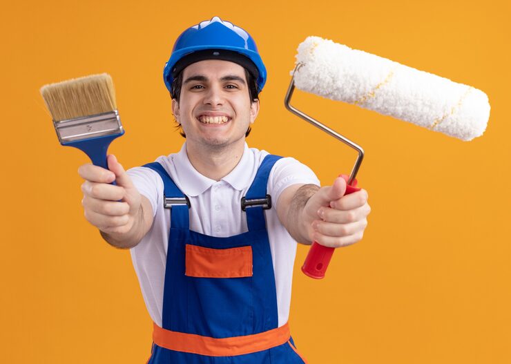 Professional painters and decorators in Fulham completing a high quality home renovation project.